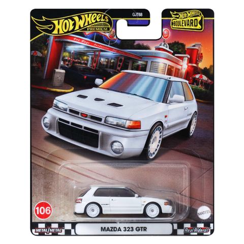  HRT59/GJT68 Mô hình xe Hot Wheels BOULEVARD MAZDA 323 GTX TURBO 