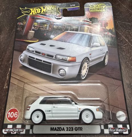  HRT59/GJT68 Mô hình xe Hot Wheels BOULEVARD MAZDA 323 GTX TURBO 