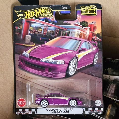  Xe mô hình HRT77 Hot Wheels Boulevard Custom '01 Acura Integra GSR 