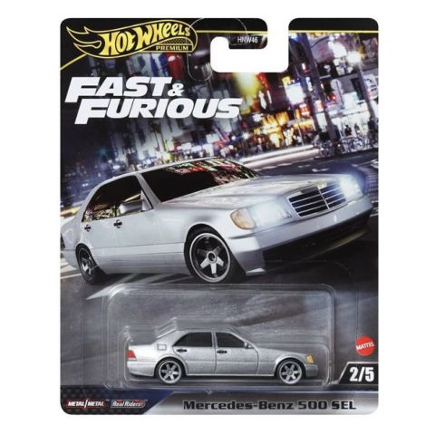  Xe mô hình HRT94 Hot Wheels Fast and Furious - Mercedes Benz 500 SEL 