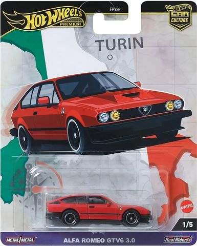  Xe mô hình HRV80 Hot Wheels Car Culture World Tour Alfa Romeo GTV6 3.0 