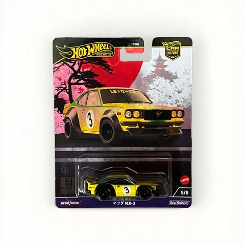  Xe mô hình HRV84 Hot Wheels Car Culture Japan Historics 4 Mazda RX-3 