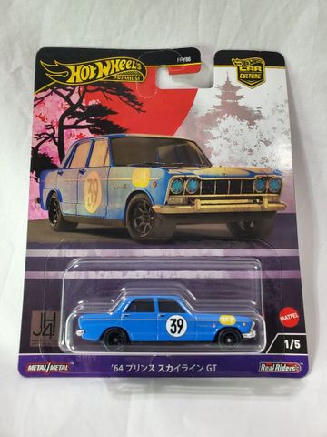  Xe mô hình HRV70 Hot Wheels Car Culture Japan Historics 4 '64 Prince Skyline GT 