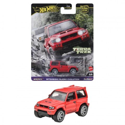  Xe mô hình HRV89 Hot Wheels Car Culture Terratrek Mitsubishi Pajero Evolution 