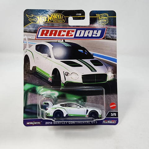  Xe mô hình HRV93 Hot Wheels Car Culture Race Day 2018 Bentley Continental GT3 