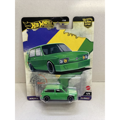  Xe mô hình HRV82 Hot Wheels Car Culture World Tour Volkswagen Brasilia 