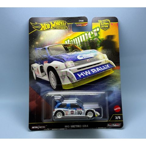  HRW09 Hot Wheels Premium Car Culture Hammer Drop MG Metro 6R4 