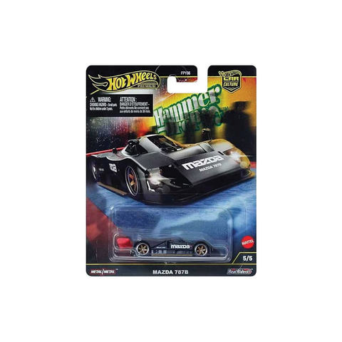 Xe mô hình HRW08 Hot Wheels Car Culture Hammer Drop Mazda 787B 