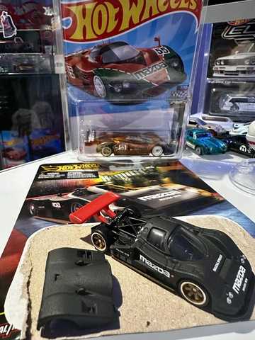  Xe mô hình HRW08 Hot Wheels Car Culture Hammer Drop Mazda 787B 