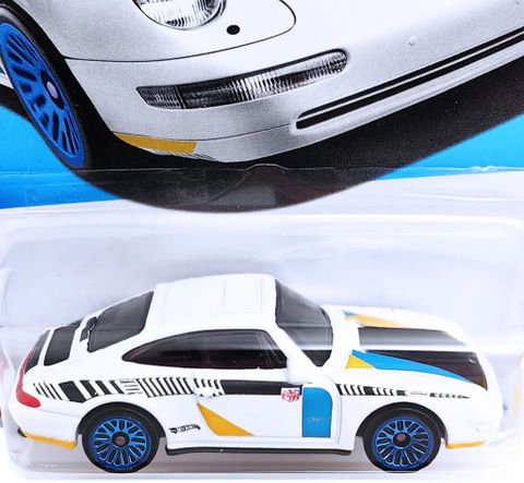  Xe mô hình HTF01 Hot Wheels 96 Porsche Carrera White #174 Mainline 2024 