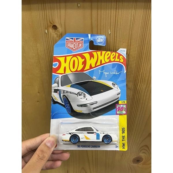 Xe mô hình HTF01 23win04 96 Porsche Carrera White #174 Mainline 2024