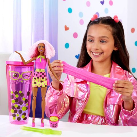  Búp bê Barbie HTJ20 Pop Reveal Boba Series Doll Berry Bliss 