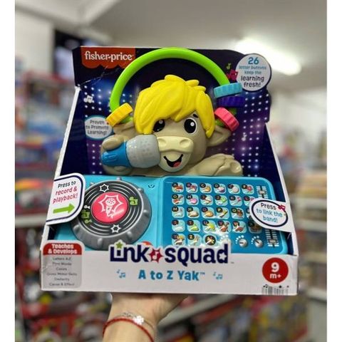  HTX03 Fisher-Price Link Squad A to Z Yak Baby Learning Toy 