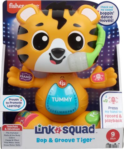  HTX04 Fisher-Price Link Squad Bop & Learn Tiger 
