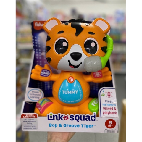  HTX04 Fisher-Price Link Squad Bop & Learn Tiger 