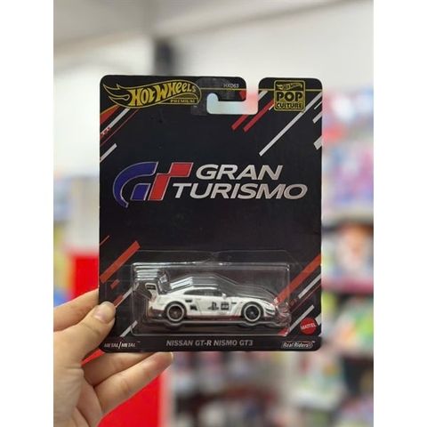  Mô hình xe HVJ34 Hot Wheels Pop Culture Gran Turismo - Nissan GT-R NISMO GT3 