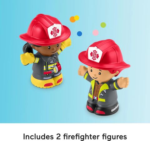  Xe cứu hỏa Fisher-Price Little People Fire Truck Musical Toddler Toy with Lights Sounds & 2 Figures 