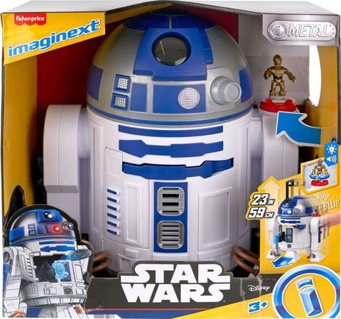  HXG52 Fisher-Price Imaginext STAR WARS Toy R2-D2 17.5 Inch 