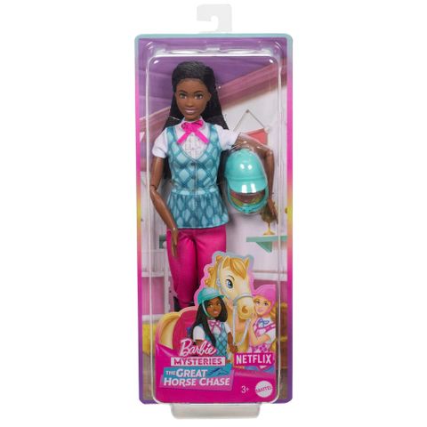  Búp bê HXJ39 Barbie Mysteries the Great Horse Chase Barbie Brooklyn Doll 