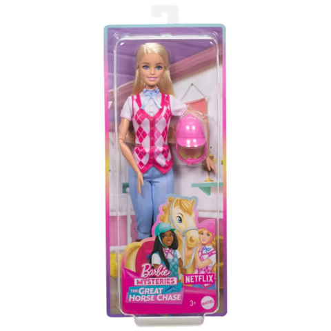  HXP06 Barbie Mysteries the Great Horse Chase Malibu Doll 