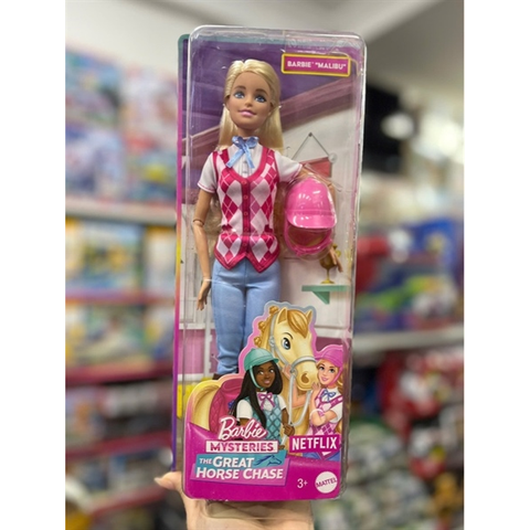  HXP06 Barbie Mysteries the Great Horse Chase Malibu Doll 