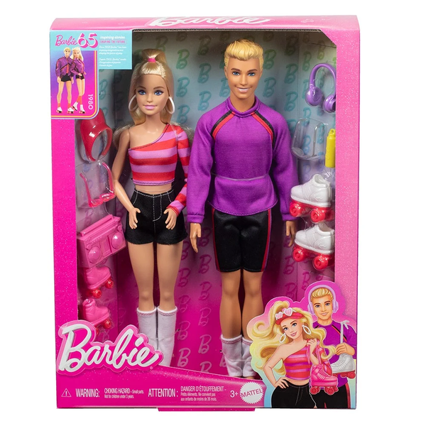 HXK90 Barbie And Ken Fashion Doll - Pack of 2