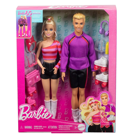  Đồ chơi búp bê HXK90 Barbie And Ken Fashion Doll - Pack of 2 