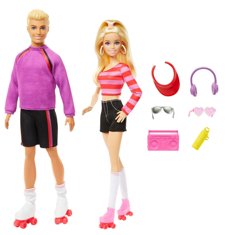  Đồ chơi búp bê HXK90 Barbie And Ken Fashion Doll - Pack of 2 