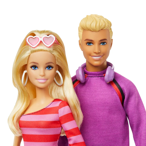  Đồ chơi búp bê HXK90 Barbie And Ken Fashion Doll - Pack of 2 