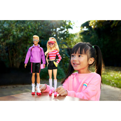  Đồ chơi búp bê HXK90 Barbie And Ken Fashion Doll - Pack of 2 