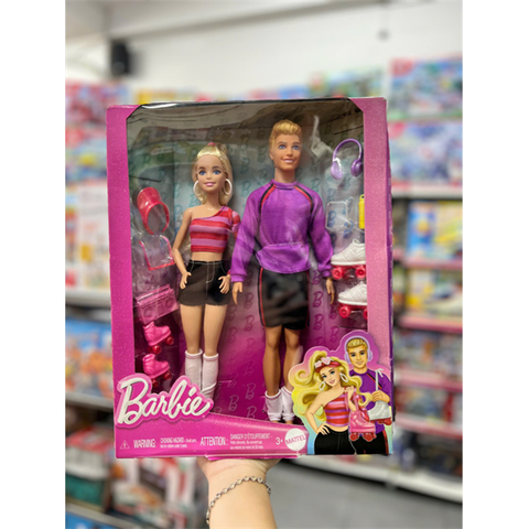  Đồ chơi búp bê HXK90 Barbie And Ken Fashion Doll - Pack of 2 