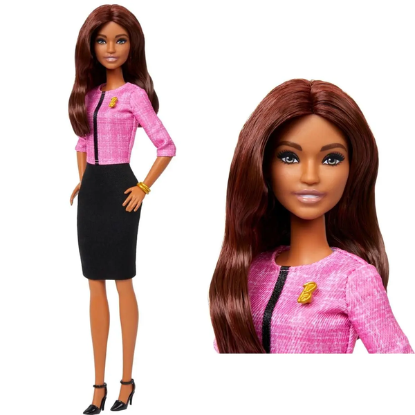 HXN99 Barbie Future Leader Doll (Brown Hair)
