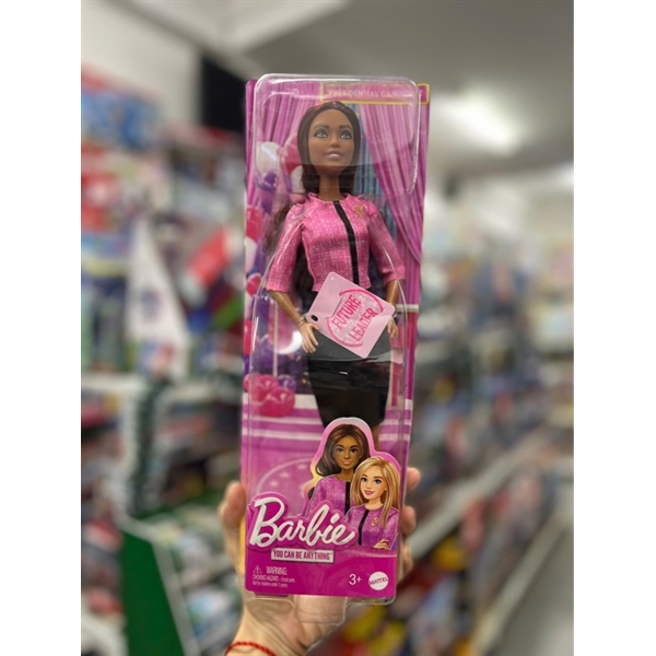 HXN99 Barbie Future Leader Doll (Brown Hair)