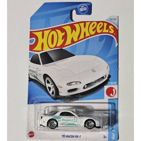  Xe mô hình HXR10 Hot Wheels Basic Car '95 Mazda RX-7 