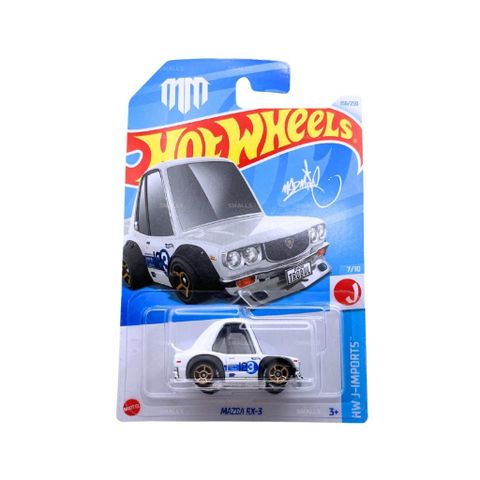  HXR23 Hot Wheels Mazda RX-3 White 