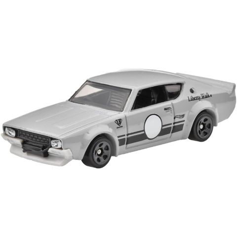  Xe mô hình HXR13 Hot Wheels Basic Car Nissan Skyline 2000GT-R LBWK Gray 