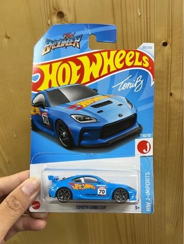  Xe mô hình Hot Wheels HXR12 Basic Car Toyota GR86 Cup - Blue 