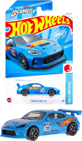  Xe mô hình Hot Wheels HXR12 Basic Car Toyota GR86 Cup - Blue 