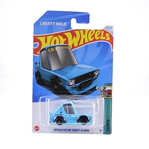  HXR17 Hot Wheels Basic Car Nissan Skyline 2000GT-R LBWK Blue 