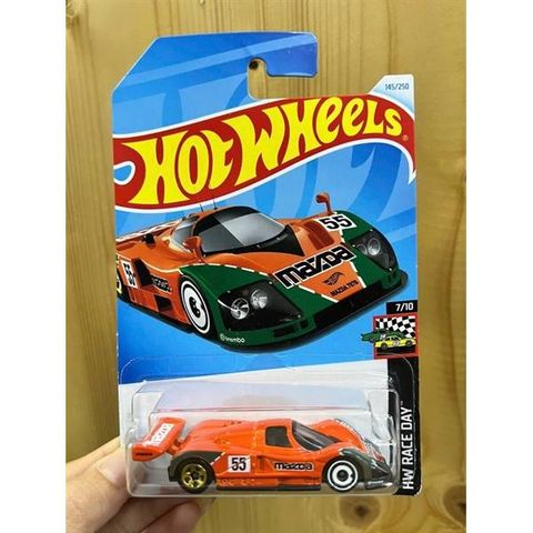  Xe mô hình HXR14 Hot Wheels Basic Car, Mazda 787B - Orange 