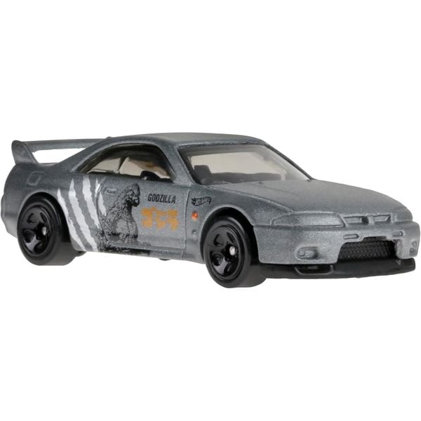 Mô hình xe BCNR33 Hot Wheels HXR26 Basic Car, Nissan Skyline GT-R Gray