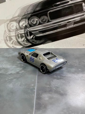 Xe mô hình HYB75 Hot Wheels Basic Car Porsche 904 Carrera GTS 