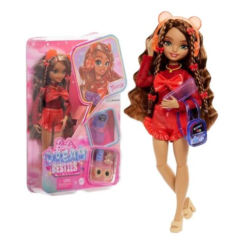  Búp bê HYC23- Dream Besties Doll & Accessories Playset, Teresa Posable Fashion Doll 