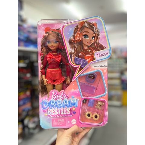  Búp bê HYC23- Dream Besties Doll & Accessories Playset, Teresa Posable Fashion Doll 