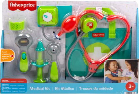  HYH26 Fisher-Price Medical Kit 7-Piece Doctor Toys 