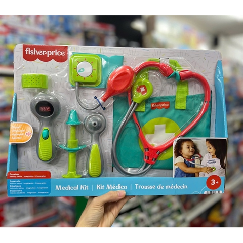  HYH26 Fisher-Price Medical Kit 7-Piece Doctor Toys 