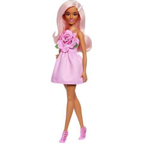  HYT94 Barbie Fashionista Doll Pink Rose 
