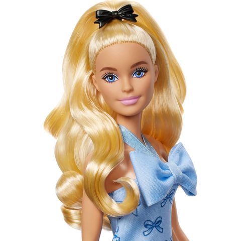  Búp bê HYT93 Barbie Fashionista Doll Blue Bows 