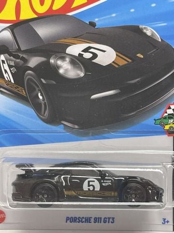  Xe mô hình HYX17 Hot Wheels Basic Porsche 911 GT3 (Black) 