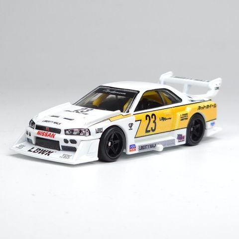  Mô hình xe JBK59 Hot Wheels Car Culture Silhouette LB-ER34 Super Silhouette Nissan Skyline 
